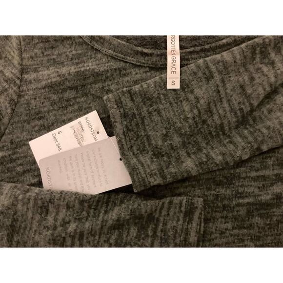 Forgotten Grace Women's Brushed Hacci Pullover Tunic Top Small Hunter Green NWT - Picture 5 of 7